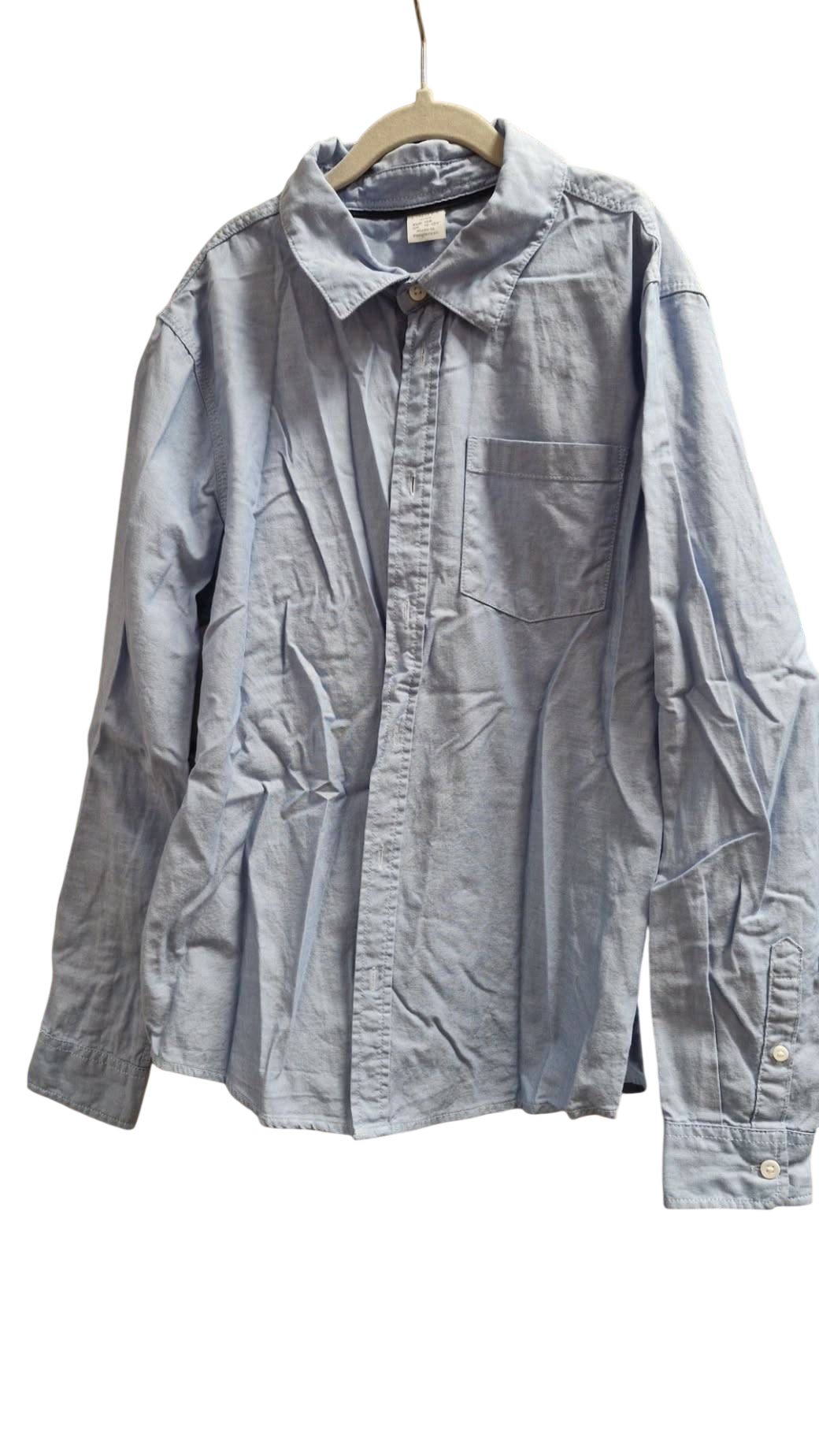 Lindex blá skyrta 158