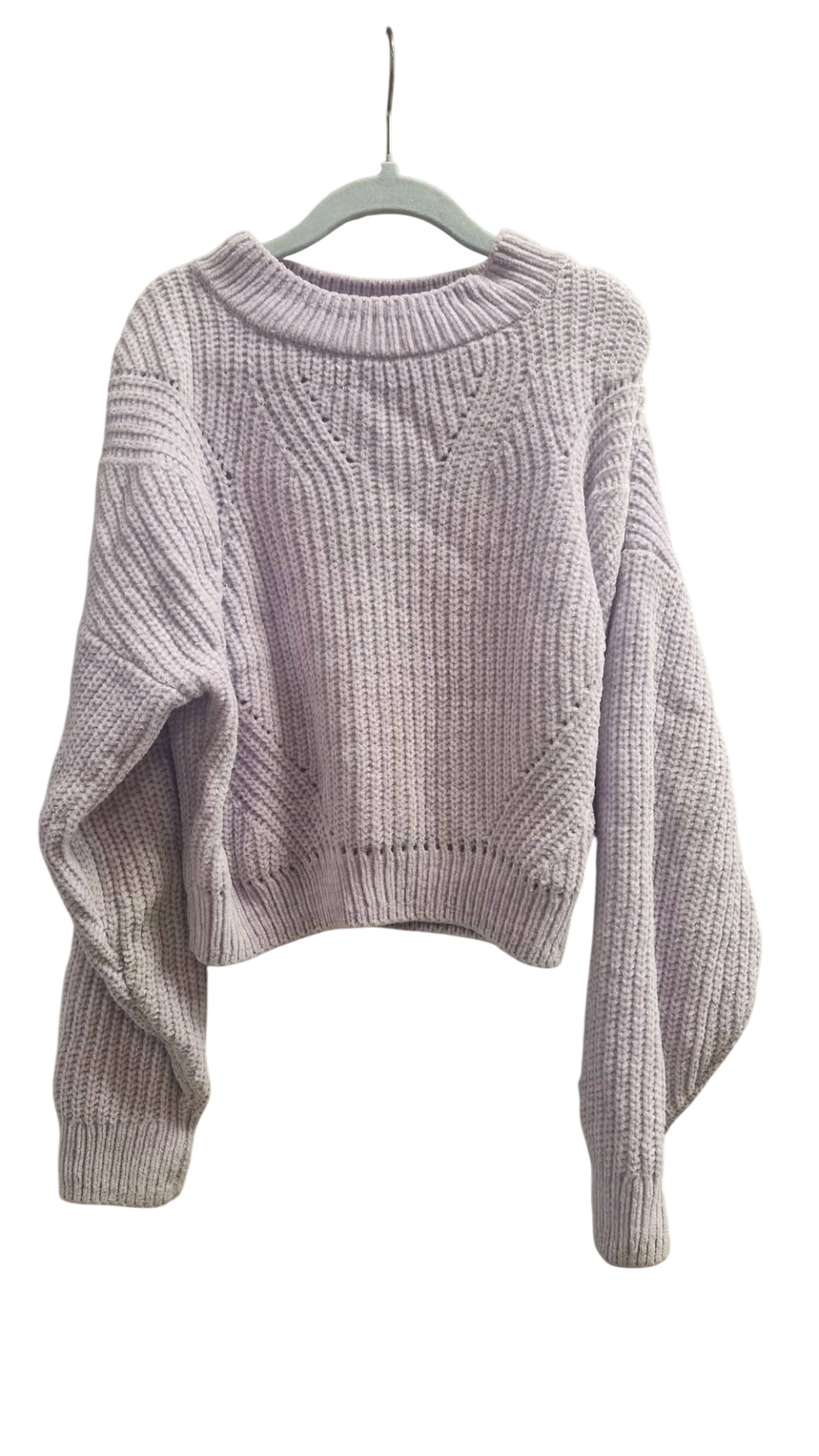 H&M fjólublá prjónapeysa 134/140