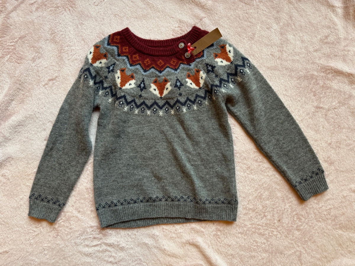 Fox peysa lindex 4-6y
