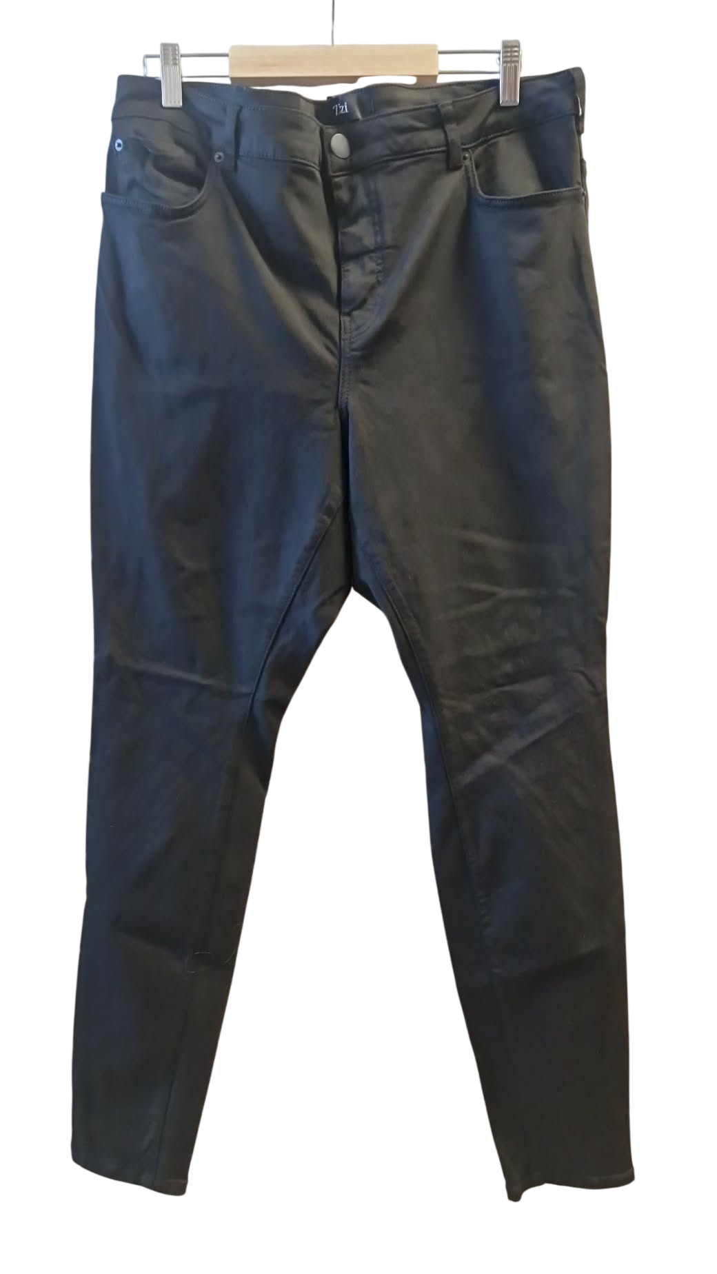 Zizzi svartar gallabuxur 48