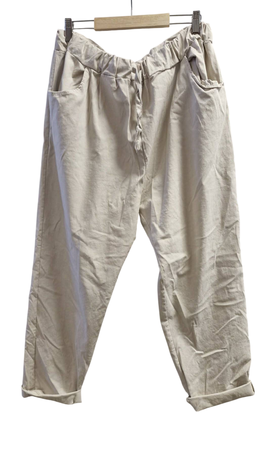 NewCollection ljósar buxur ca XL-XXL