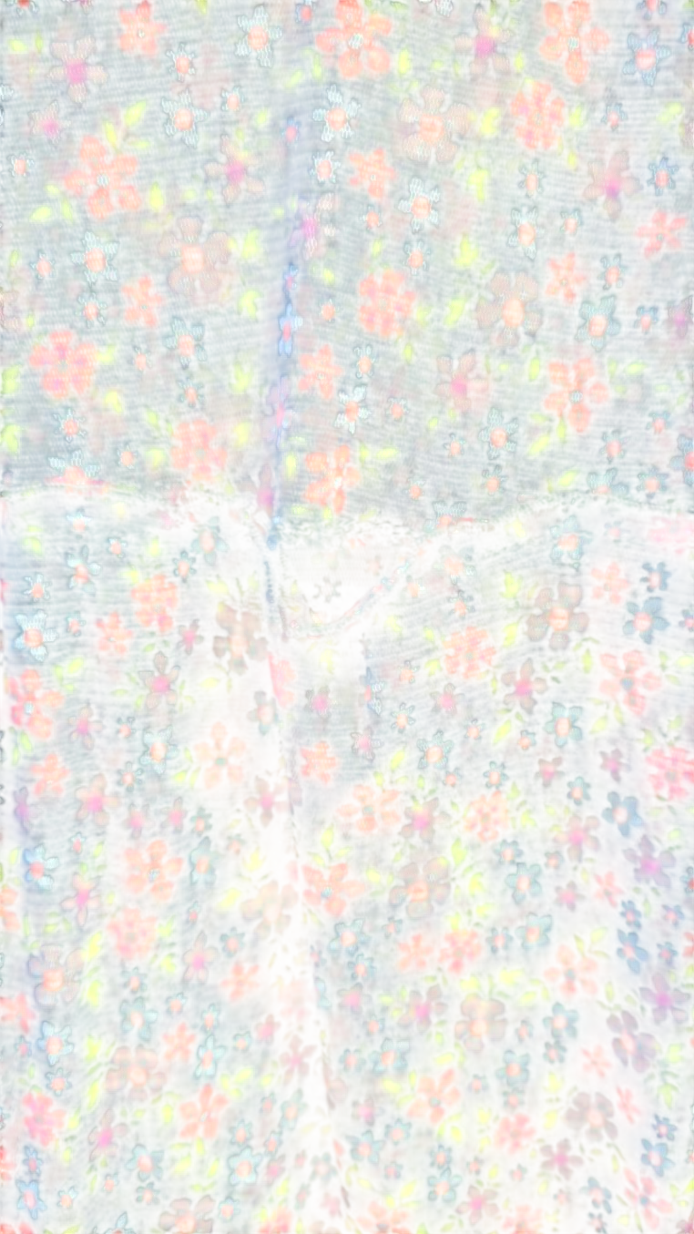 Moss mesh blómakjóll L *Saumspretta sést á mynd 2