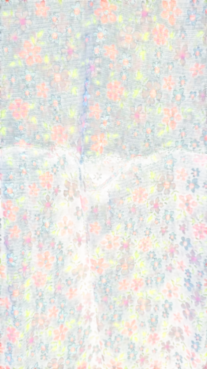 Moss mesh blómakjóll L *Saumspretta sést á mynd 2