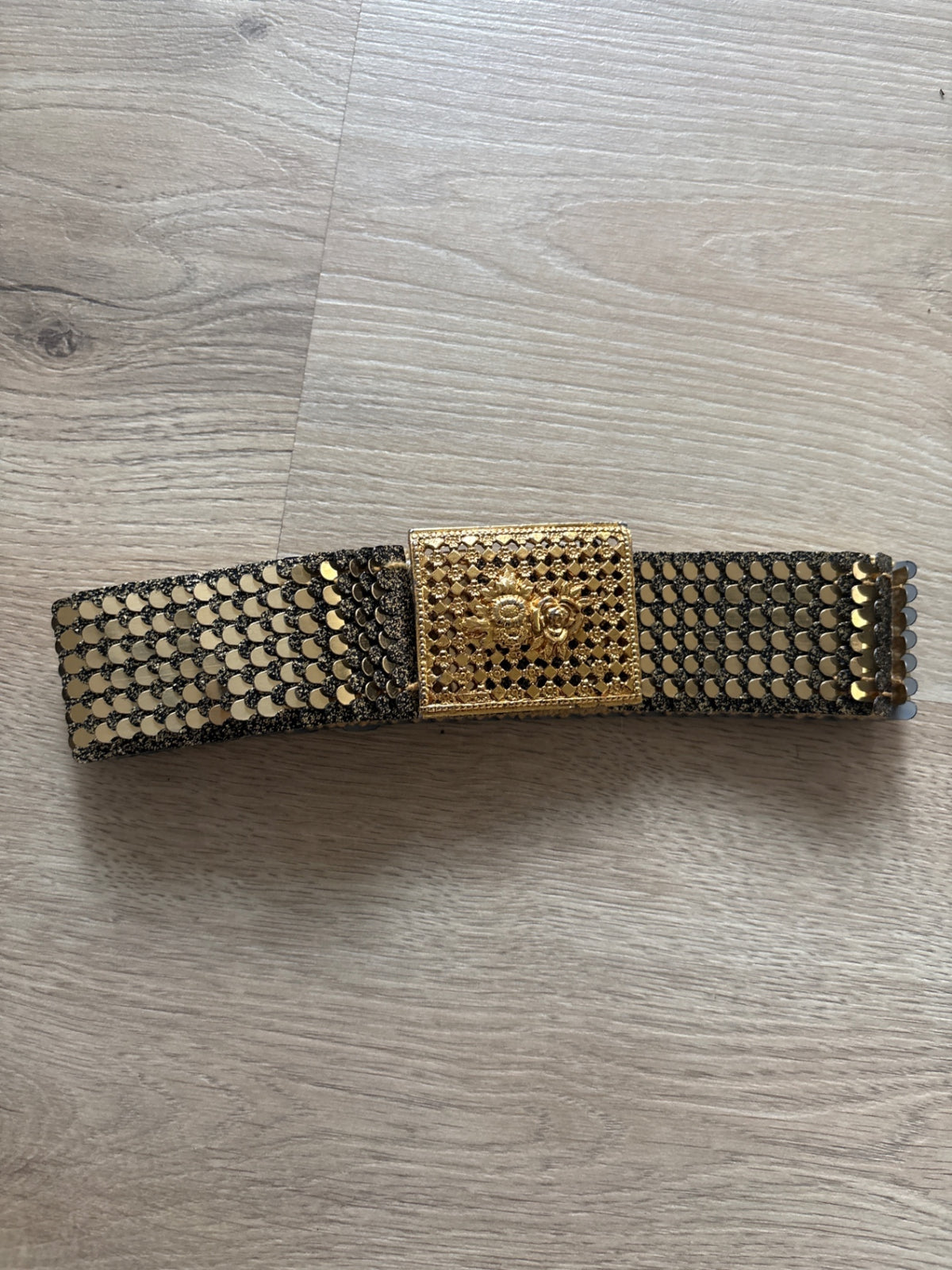 Vintage gyllt belti (One size)