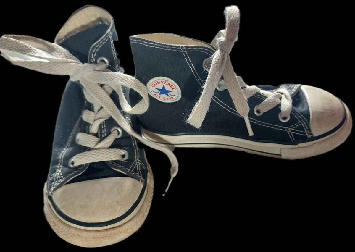 Svartir Converse skór – stærð 24