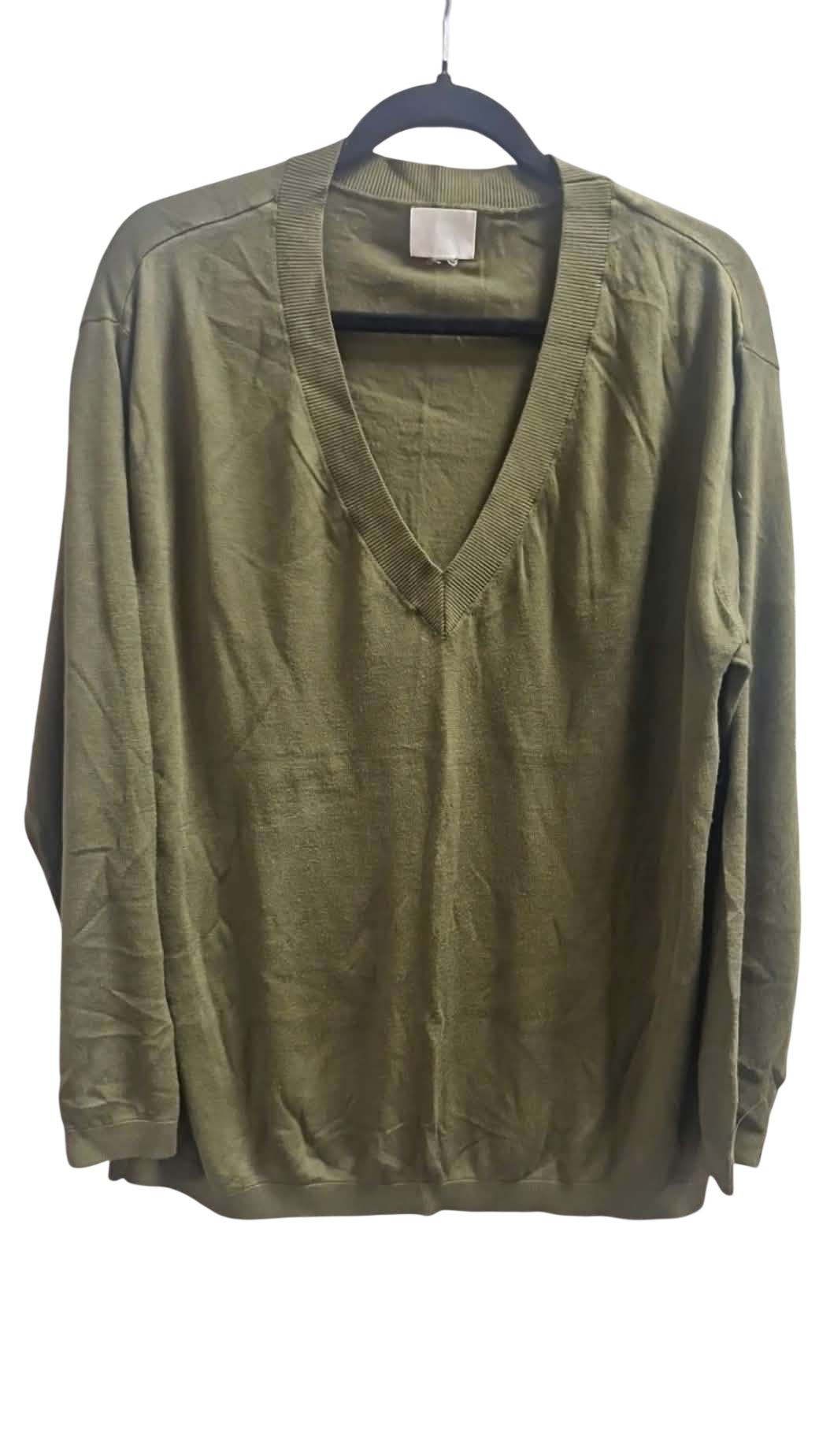 H&M græn peysa oversized (caM/L)