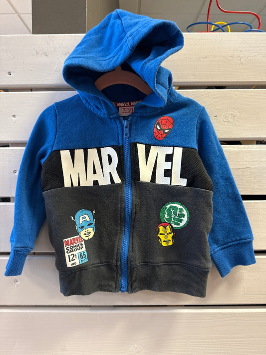 Marvel hettupeysa 12-18 mánaða