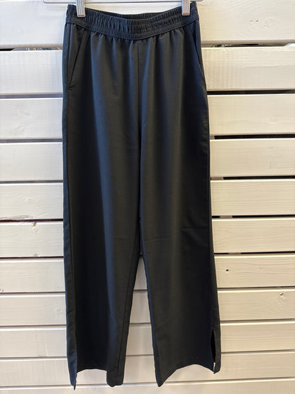 Svartar H&M buxur, St. 146, 10-11 ára
