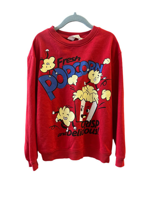 H&M rauð peysa 122-128