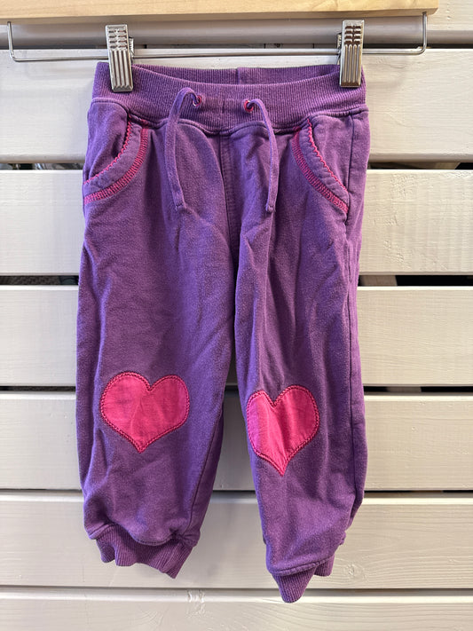 Lindex fjólubláar joggingbuxur 86
