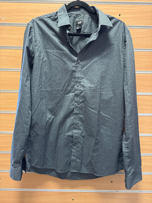 H&M grá skyrta M