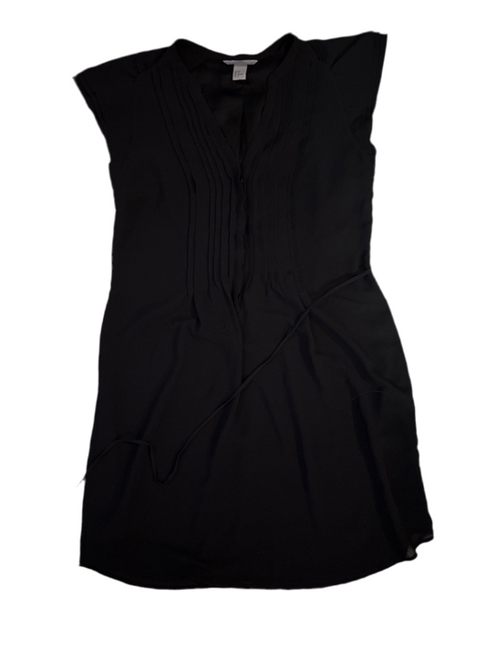 H&M dökkblár skyrtukjóll 38