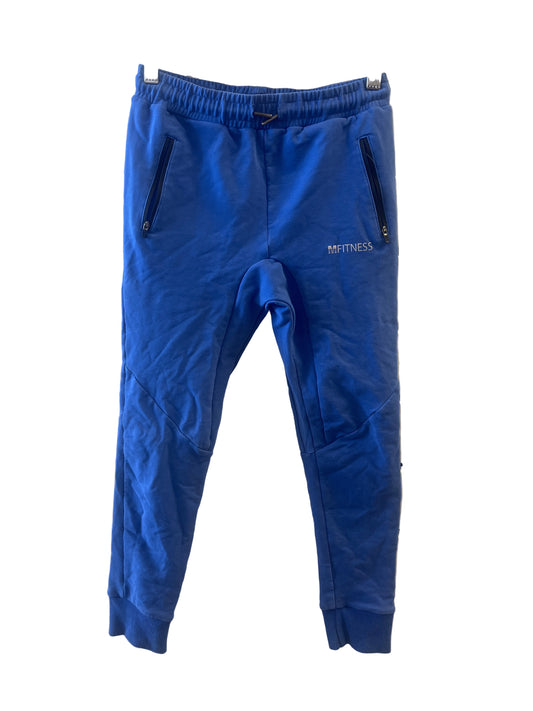 Mfitness bláar joggingbuxur 7-8 ára