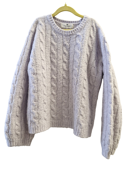 H&M fjólublá peysa 134/140