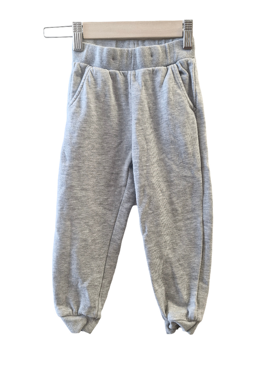 Lindex ljósgráar buxur 98