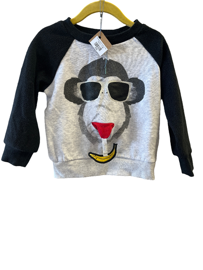 F&F skemmtileg apa peysa 18-24m