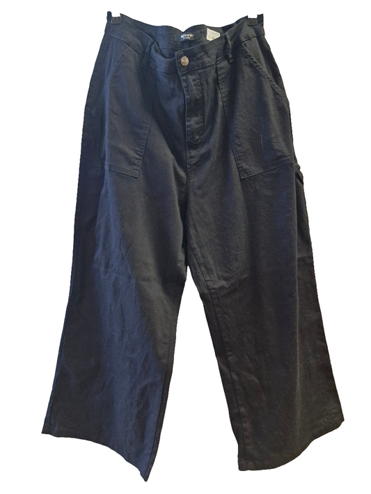 Svartar buxur 2XL