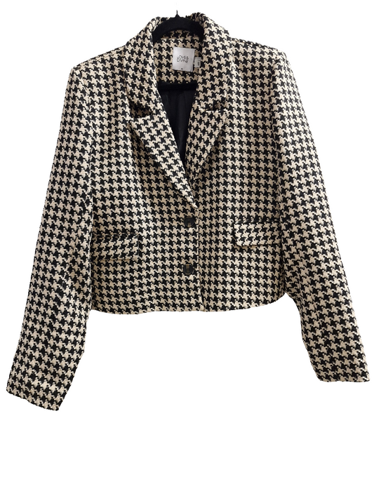 Love&Divine houndstooth jakki XL