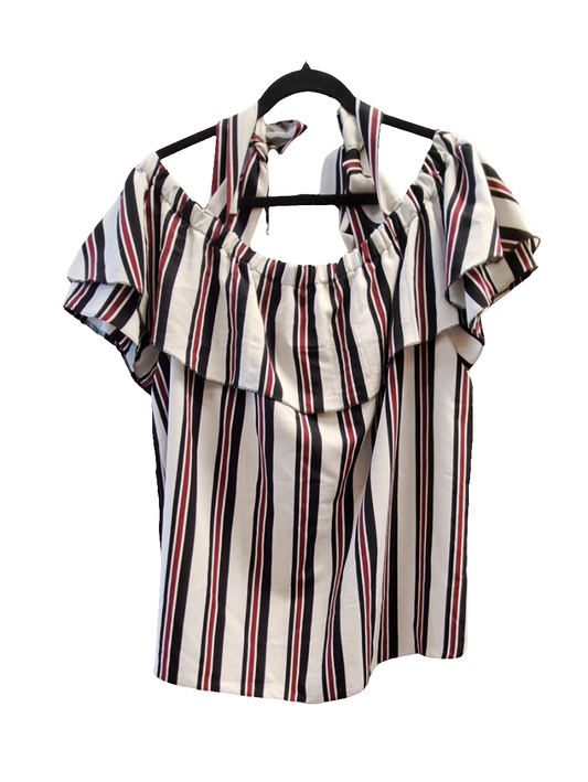 Röndótt blússa ca XXL-XXXL