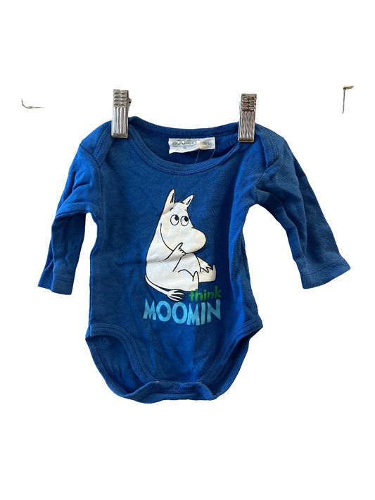 Blá moomin samfella samfella50/56
