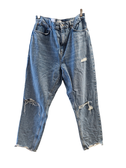 &Denim gallabuxur rifnar 44