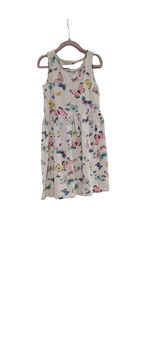 H&M fiðrildakjóll 134/140
