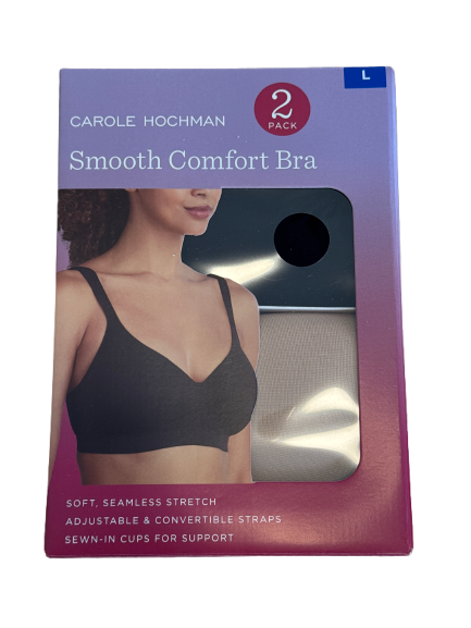 smooth comfort bra 2 pack ónotað