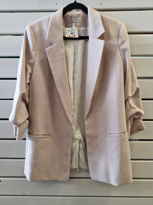 H&M bleikur jakki M