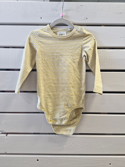 Lindex gul síðerma samfella 80