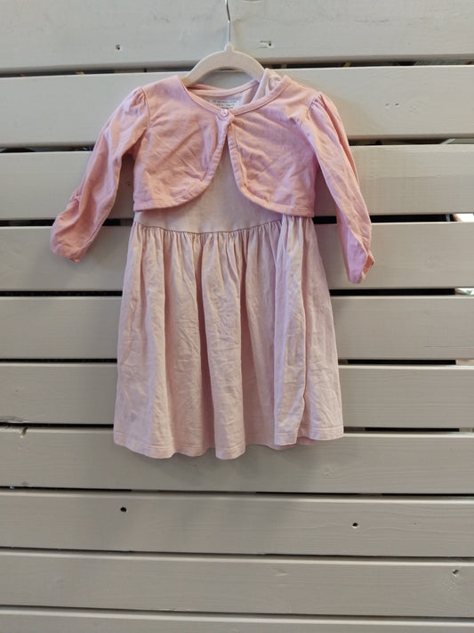 F&F kjóll,bleikur3-4 ára