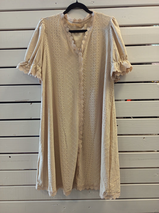 Beige kjóll 2XL