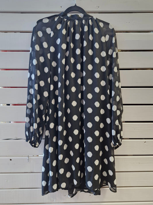 Lindex kjóll m doppum L