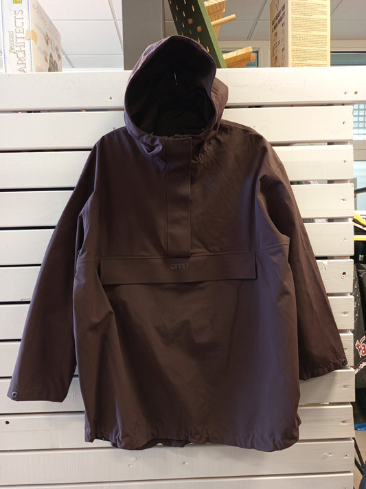AIMN dökbrúnn anorakkur M oversized