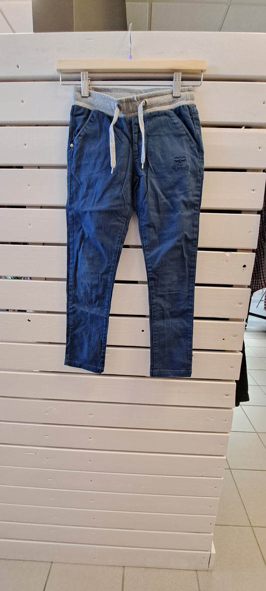 Hummel bláar buxur 128