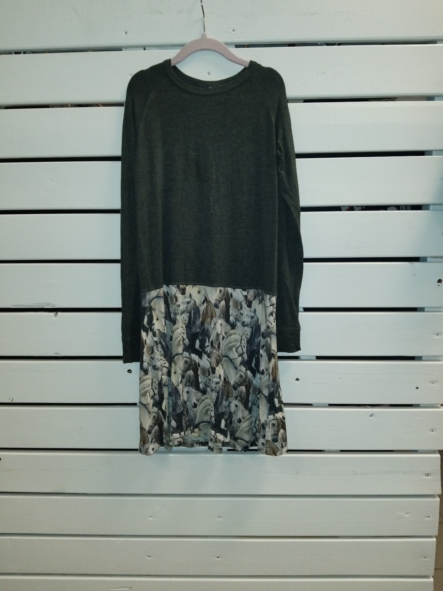 Molo kjóll hestaprint 134/140