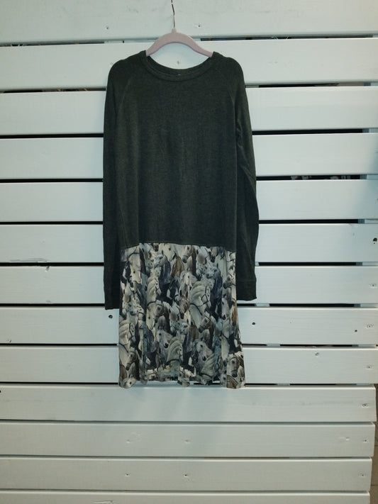 Molo kjóll hestaprint 134/140