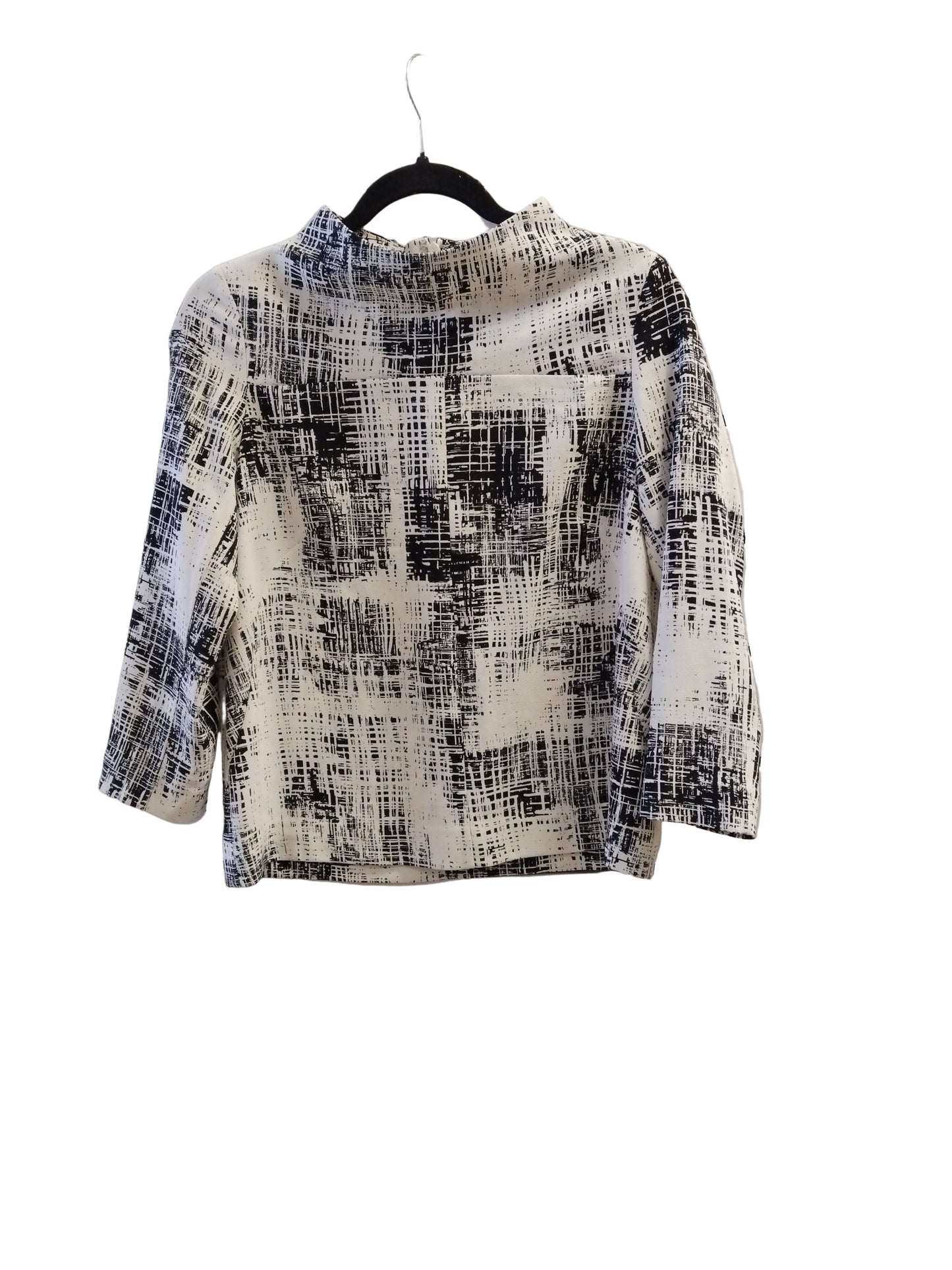 Lindex svarthvít blússa XS