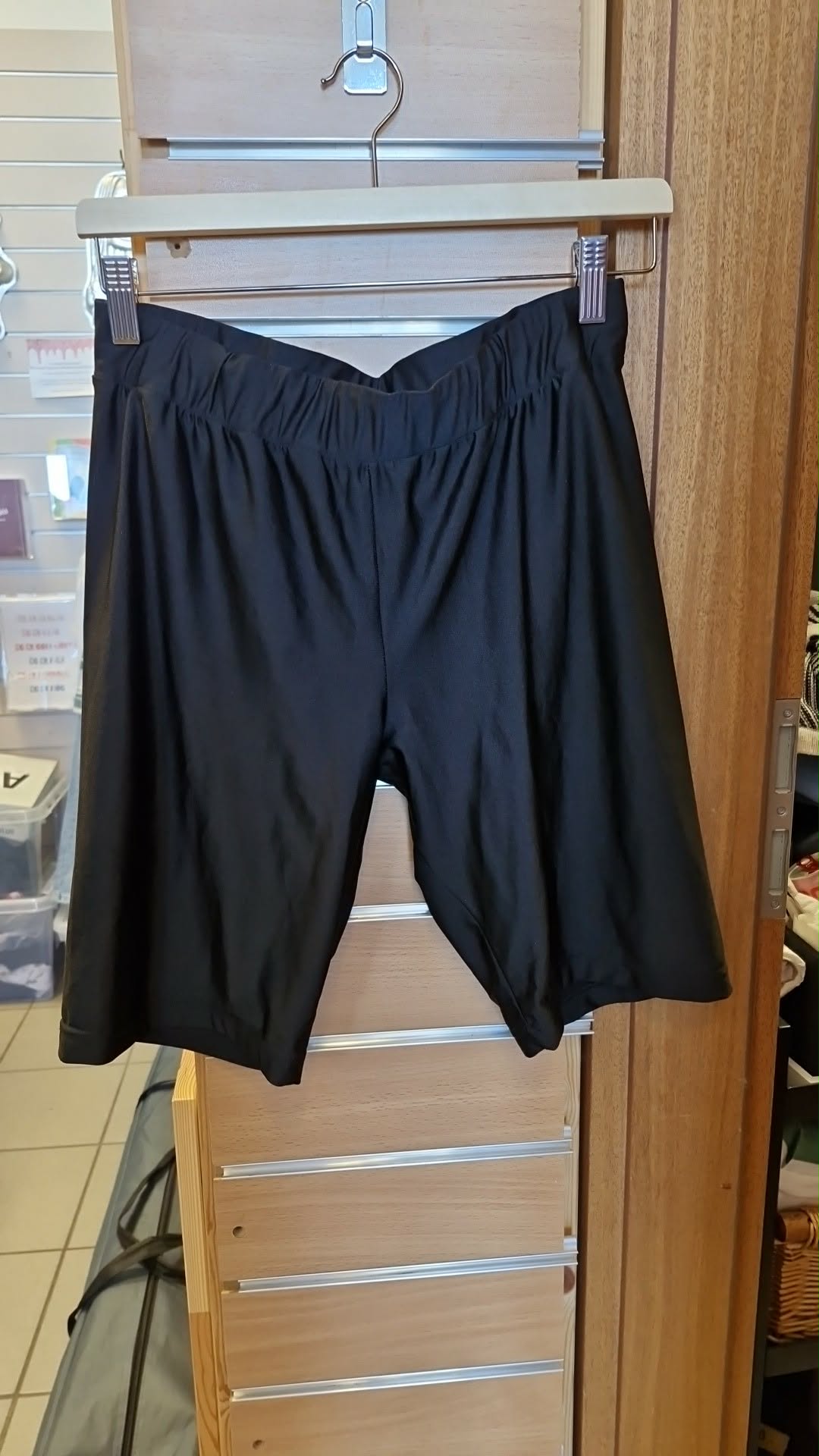 Svartar hjólabuxur L/XL