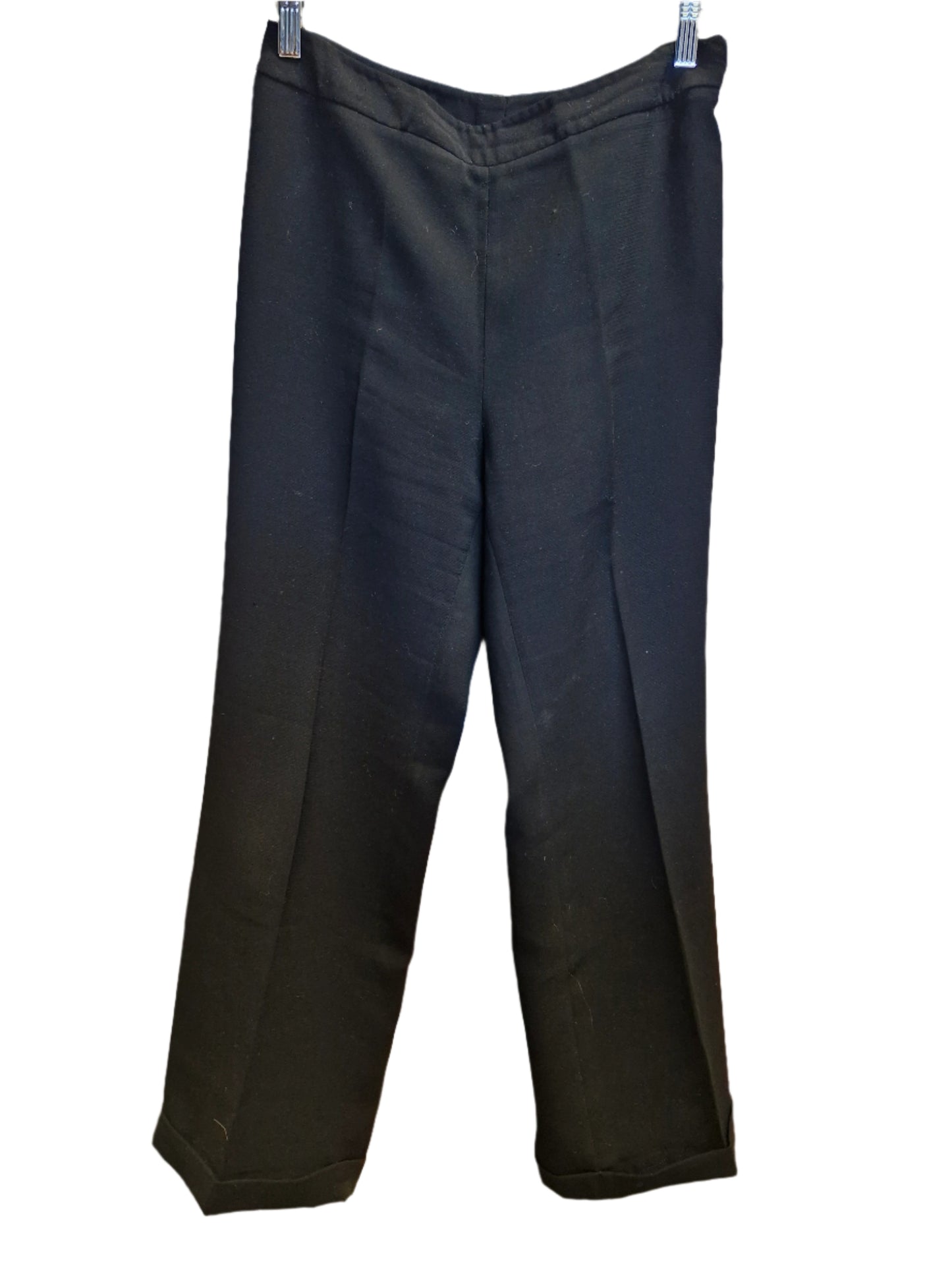 Svartar sparibuxur ca 38-40