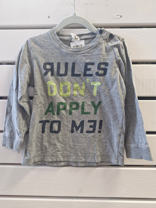 H&M grár síðerma 92