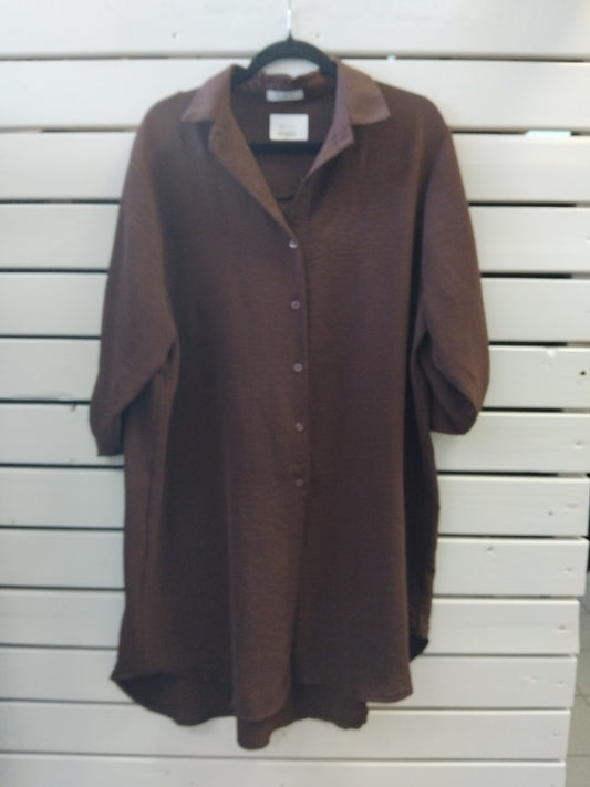 Blússa brún L
