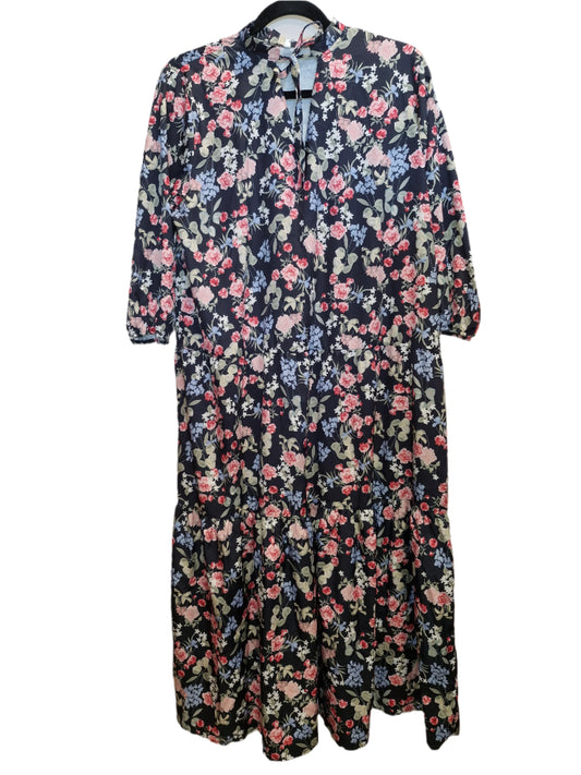 X&Z blómakjóll 2XL meira eins og XL