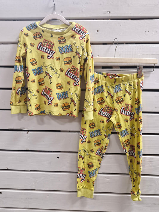 4-6 ára svampur sveinsson nattfata sett