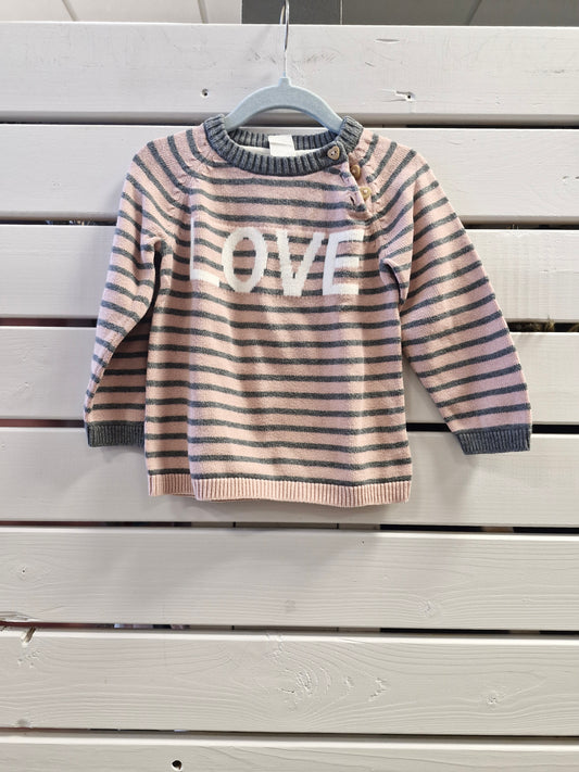 H&M bleik peysa 86